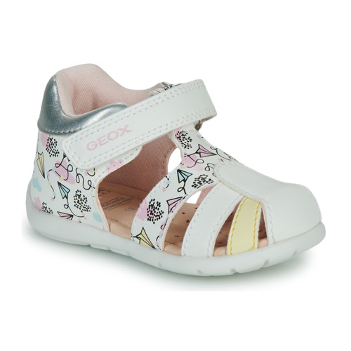 Sandali bambini ragazza Geox  B ELTHAN GIRL  Bianco Geox 8056206500358