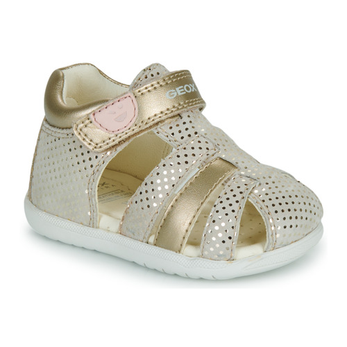 Sandali bambini ragazza Geox  B SANDAL MACCHIA GIR  Beige Geox 8056206526235