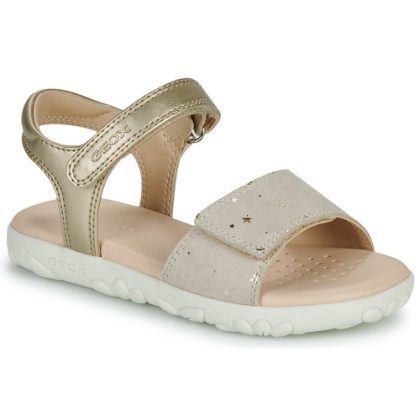 Sandali bambini ragazza Geox  J SANDAL HAITI GIRL  Beige Geox 8056206496125