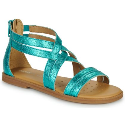 Sandali bambini ragazza Geox  J SANDAL KARLY GIRL  Blu Geox 8056206688209