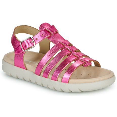 Sandali bambini ragazza Geox  J SANDAL SOLEIMA GIR  Rosa Geox 8056206552432