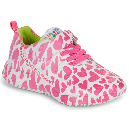 Scarpe bambini ragazza Agatha Ruiz de la Prada  DEPORTIVO CORAZONES  Bianco Agatha Ruiz de la Prada 8434198791181