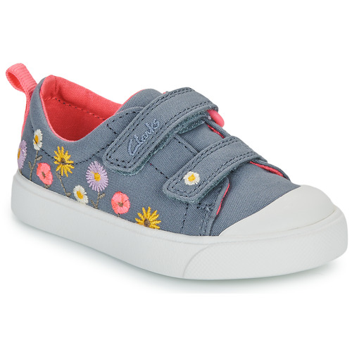 Scarpe bambini ragazza Clarks  CITY BRIGHT T  Blu Clarks 5063090607721