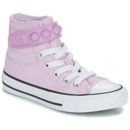 Scarpe bambini ragazza Converse  CHUCK TAYLOR ALL STAR BUBBLE STRAP 1V  Rosa Converse 194434650686