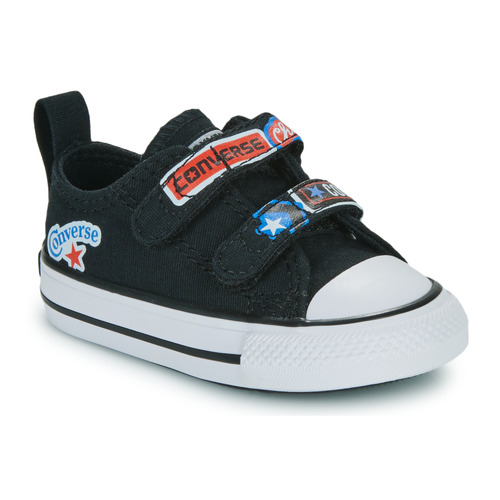 Scarpe bambini ragazza Converse  CHUCK TAYLOR ALL STAR EASY ON STICKER STASH  Nero Converse 194434642940