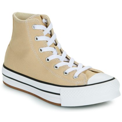 Scarpe bambini ragazza Converse  CHUCK TAYLOR ALL STAR EVA LIFT  Beige Converse 194434641066