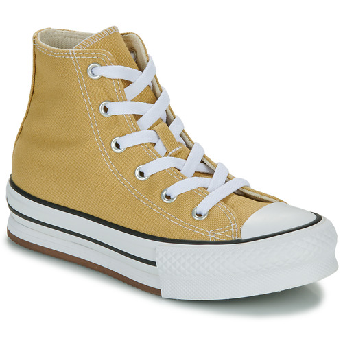 Scarpe bambini ragazza Converse  CHUCK TAYLOR ALL STAR EVA LIFT  Giallo Converse 194434516425