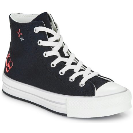 Scarpe bambini ragazza Converse  CHUCK TAYLOR ALL STAR EVA LIFT  Nero Converse 194434714487