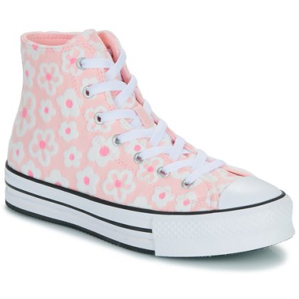 Scarpe bambini ragazza Converse  CHUCK TAYLOR ALL STAR EVA LIFT  Rosa Converse 194434639292