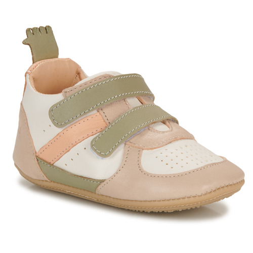 Scarpe bambini ragazza Easy Peasy  MY PRE BASKET VELCRO  Verde Easy Peasy