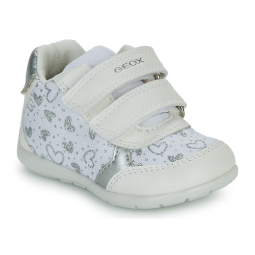 Scarpe bambini ragazza Geox  B ELTHAN GIRL  Bianco Geox 8056206528727