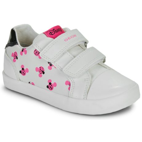 Scarpe bambini ragazza Geox  B KILWI GIRL  Bianco Geox 8056206587557