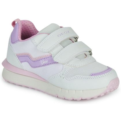 Scarpe bambini ragazza Geox  J FASTICS GIRL  Bianco Geox 8056206676855