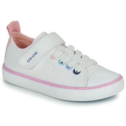 Scarpe bambini ragazza Geox  J GISLI GIRL  Bianco Geox 8056206560635