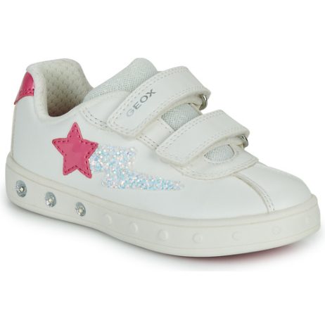 Scarpe bambini ragazza Geox  J SKYLIN GIRL  Bianco Geox 8056206585904