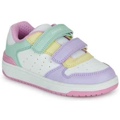 Scarpe bambini ragazza Geox  J WASHIBA GIRL  Bianco Geox 8056206597570