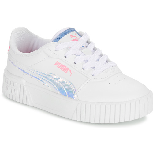 Scarpe bambini ragazza Puma  CARINA 2.0 PS  Bianco Puma 4099686141295