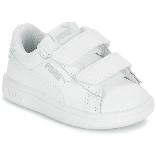 Scarpe bambini ragazza Puma  SMASH 3.0 L INF  Bianco Puma