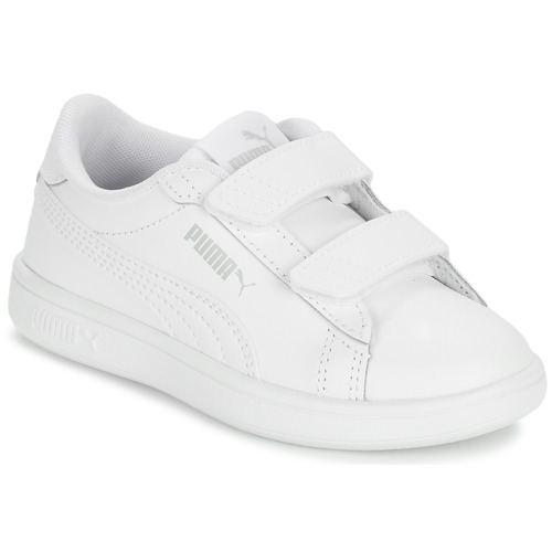 Scarpe bambini ragazza Puma  SMASH 3.0 L PS  Bianco Puma 4065452723699