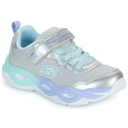 Scarpe bambini ragazza Skechers  LIGHTS: TWISTY GLOW  Argento Skechers 197627251684