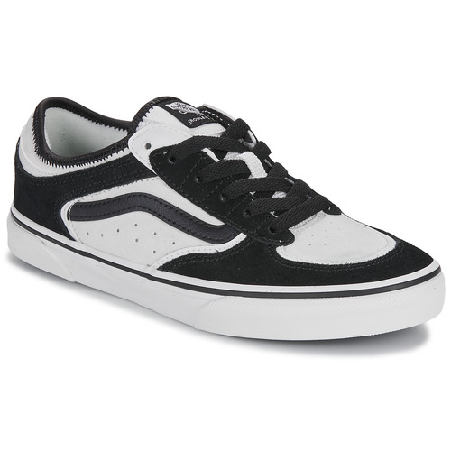 Scarpe bambini ragazza Vans  JN Rowley Classic BLANC DE BLANC/BLACK  Nero Vans 197063598398