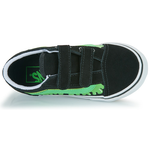 Scarpe-bambini-ragazza-Vans-Old-Skool-V-GLOW-SLIME-BLACKGREEN-Nero-Vans-197063286974-5