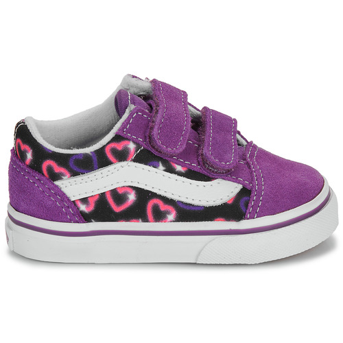 Scarpe-bambini-ragazza-Vans-Old-Skool-V-Neon-Hearts-PURPLEMULTI-Viola-Vans-197063464808-1