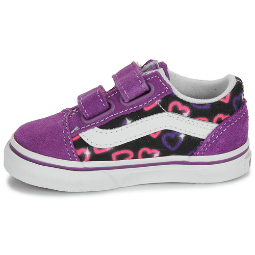 Scarpe-bambini-ragazza-Vans-Old-Skool-V-Neon-Hearts-PURPLEMULTI-Viola-Vans-197063464808-3