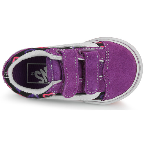 Scarpe-bambini-ragazza-Vans-Old-Skool-V-Neon-Hearts-PURPLEMULTI-Viola-Vans-197063464808-5