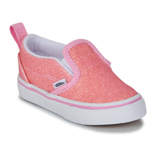 Scarpe bambini ragazza Vans  TD Slip-On V GLITTER PINK  Rosa Vans 197063348818