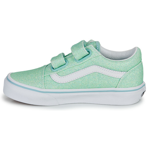 Scarpe-bambini-ragazza-Vans-UY-Old-Skool-V-GLITTER-PASTEL-BLUE-Verde-Vans-197063350767-3