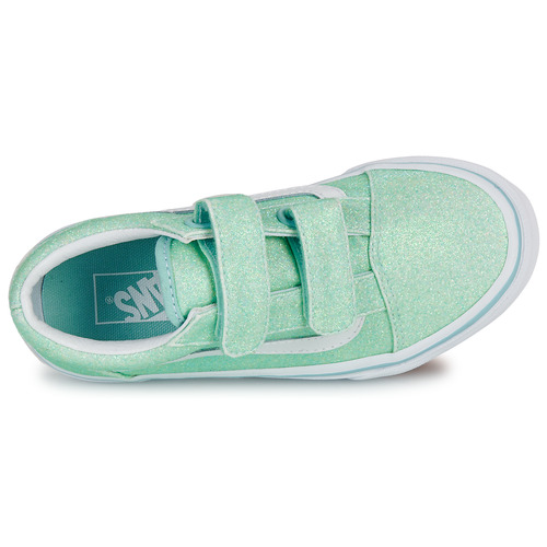 Scarpe-bambini-ragazza-Vans-UY-Old-Skool-V-GLITTER-PASTEL-BLUE-Verde-Vans-197063350767-5