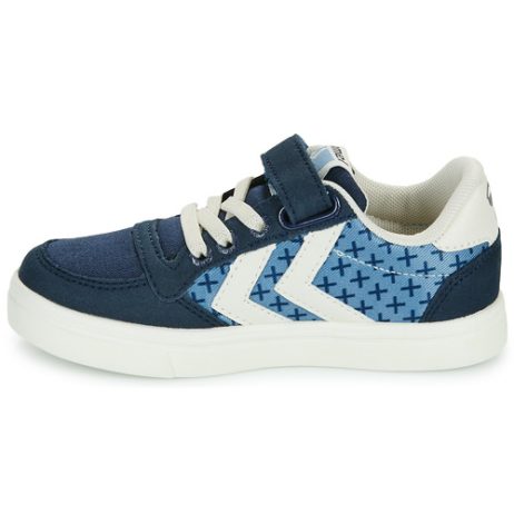 Scarpe-bambini-ragazza-hummel-SLIMMER-STADIL-LOW-JR-Blu-hummel-5715454560066-3