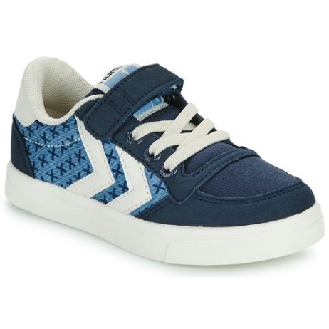 Scarpe bambini ragazza hummel  SLIMMER STADIL LOW JR  Blu hummel 5715454560066