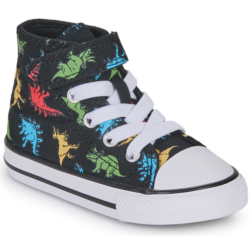 Scarpe bambini ragazzo Converse  CHUCK TAYLOR ALL STAR 1V DINOSAURS HI  Multicolore Converse 194433767149