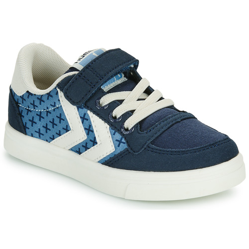 Scarpe bambini ragazzo hummel  SLIMMER STADIL LOW JR  Blu hummel 5715454560066