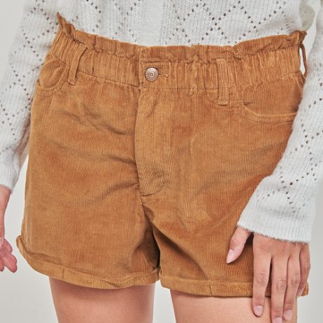 Shorts-ONLCUBA-FLORA-HW-PB-CORD-SHORTS-PNT-Marrone-4