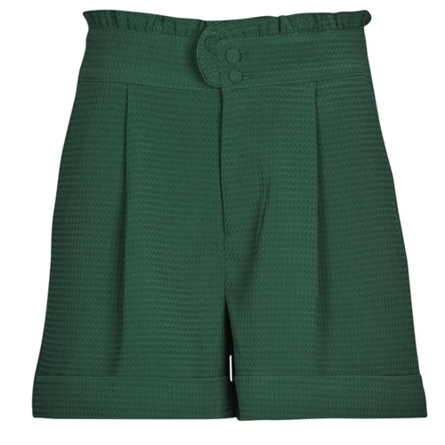 Shorts    ONLROSEMARY HW FRILL WAFFLE SHORTS PNT  Verde