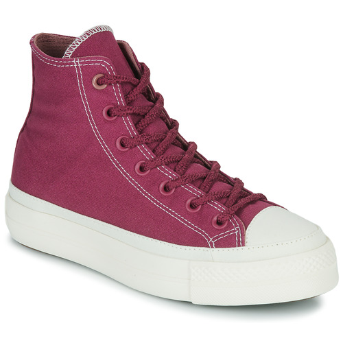 Sneakers alte    CHUCK TAYLOR ALL STAR LIFT PLATFORM WORKWEAR TEXTILES HI  Bordeaux