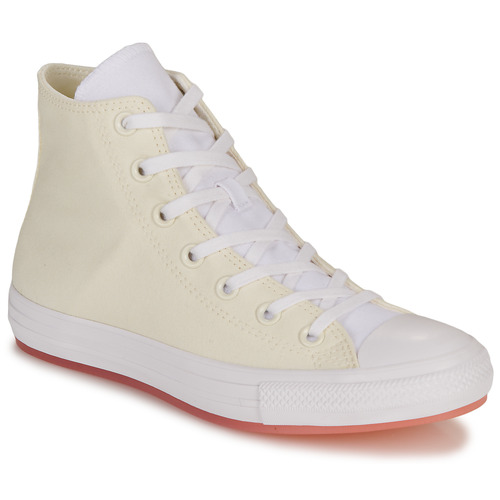 Sneakers alte    CHUCK TAYLOR ALL STAR MARBLED-EGRET/CHEEKY CORAL/LAWN FLAMINGO  Bianco