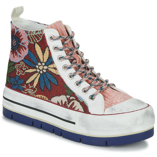 Sneakers alte    CRUSH ROSA  Multicolore