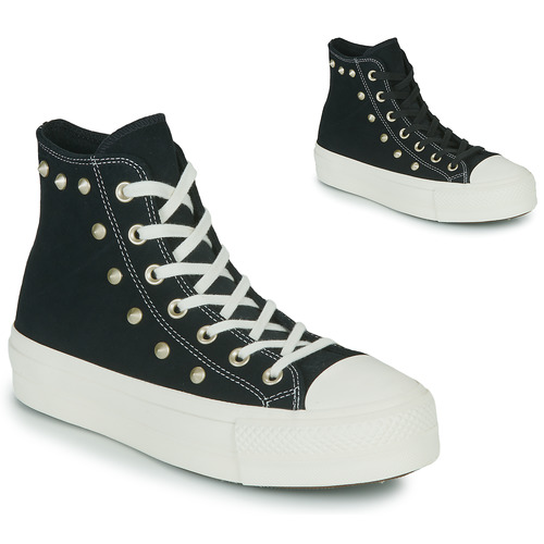 Sneakers alte    Chuck Taylor All Star Lift Glam   Punk Hi  Nero