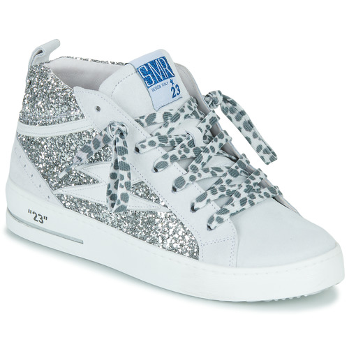 Sneakers alte    GIBRA-9398  Argento