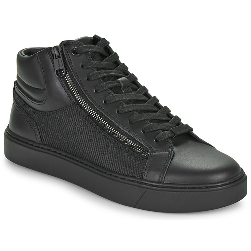 Sneakers alte uomo Calvin Klein Jeans  HIGH TOP LACE UP W/ZIP MONO  Nero Calvin Klein Jeans 8720109630077