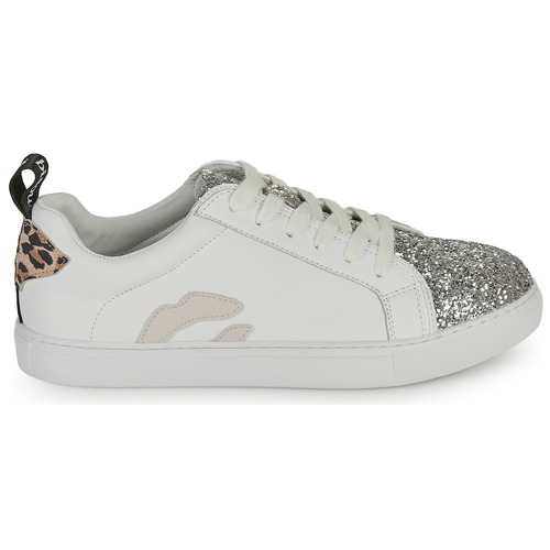 Sneakers-basse-BETTYS-ROSE-GLITTER-SILVER-Bianco-1