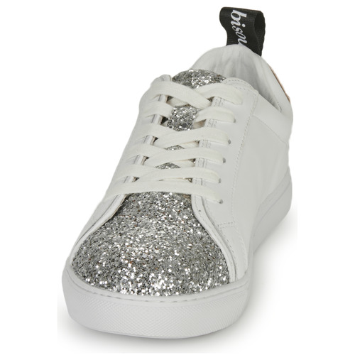 Sneakers-basse-BETTYS-ROSE-GLITTER-SILVER-Bianco-2