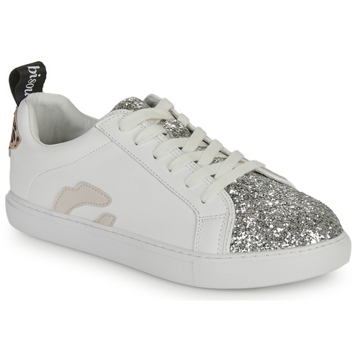 Sneakers basse    BETTYS ROSE GLITTER SILVER  Bianco