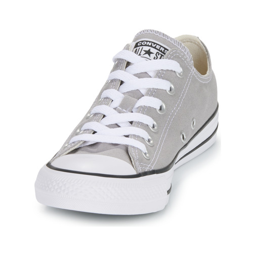 Converse grises bajas sale