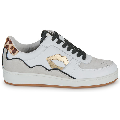 Sneakers-basse-LOULOU-BLANC-GOLD-LEOPARD-Bianco-1