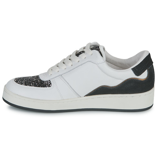 Sneakers-basse-LOULOU-BLANC-NOIR-GLITTER-Bianco-3